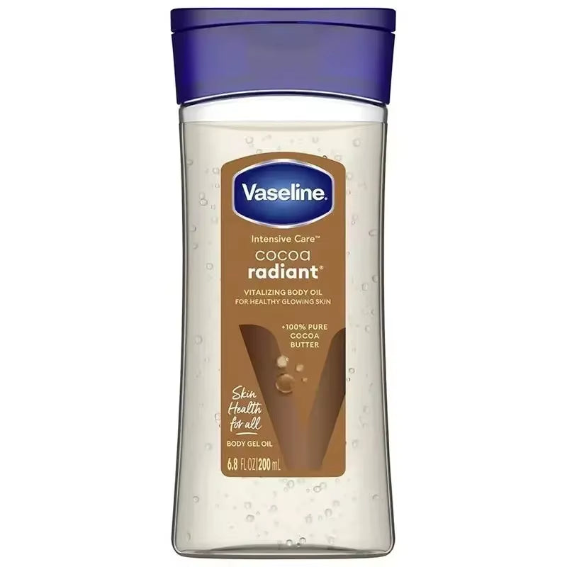 200Ml New Vaseline Cocoa Radiant Moisturizing Body Oil Lasting Care Body Essence Oil Light-Textured Body Oil Skin Care Products